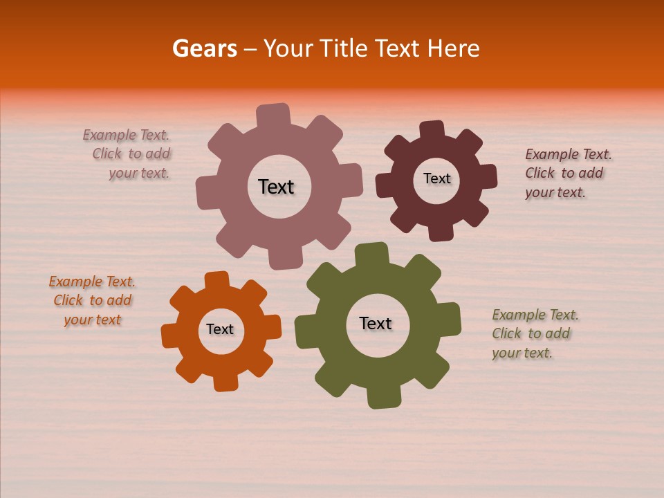 Design Wooden Lines PowerPoint Template