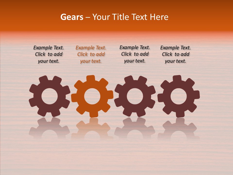 Design Wooden Lines PowerPoint Template