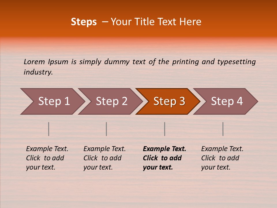 Design Wooden Lines PowerPoint Template