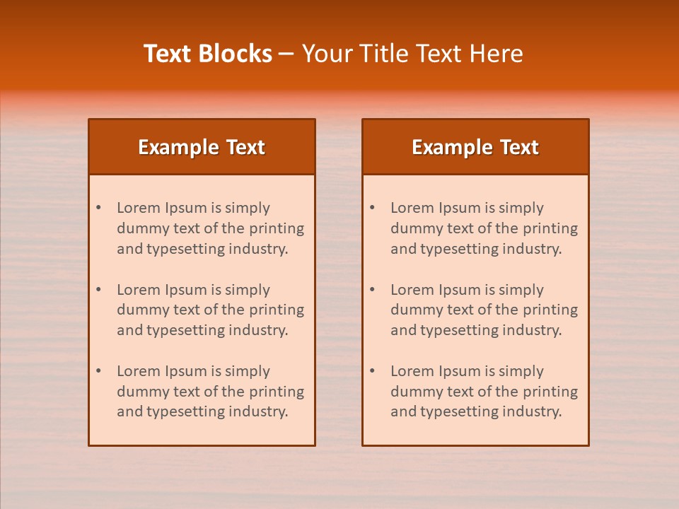 Design Wooden Lines PowerPoint Template