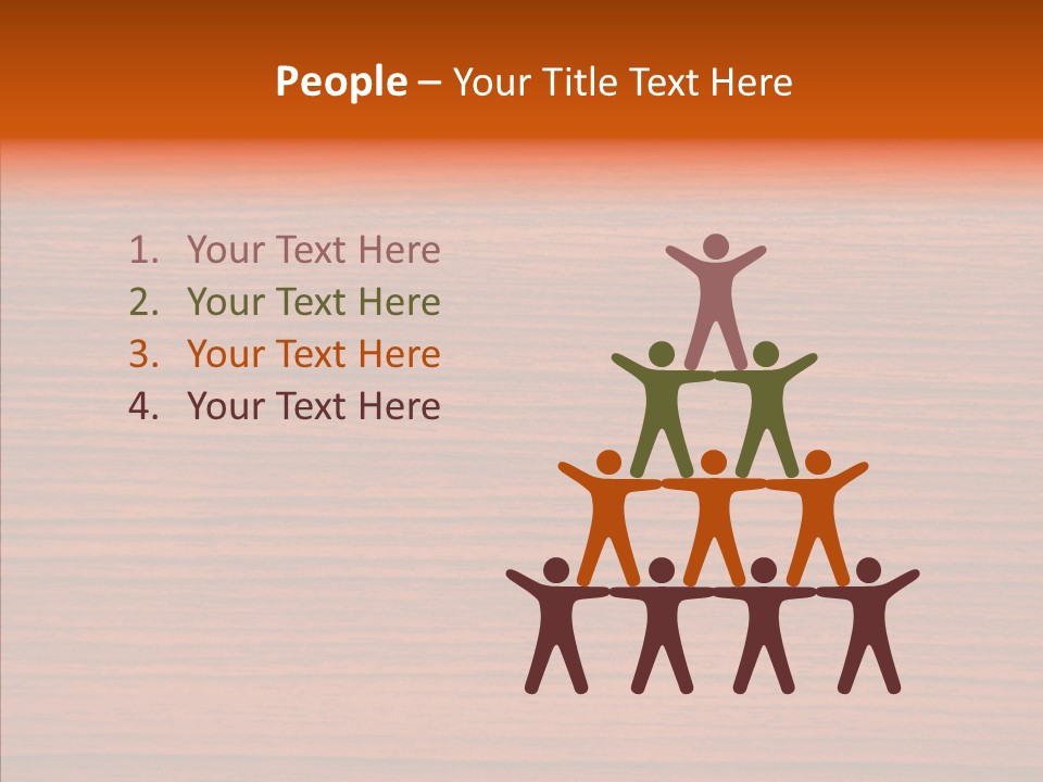 Design Wooden Lines PowerPoint Template