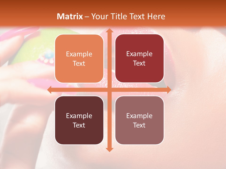 Makeup Beach Beautiful PowerPoint Template