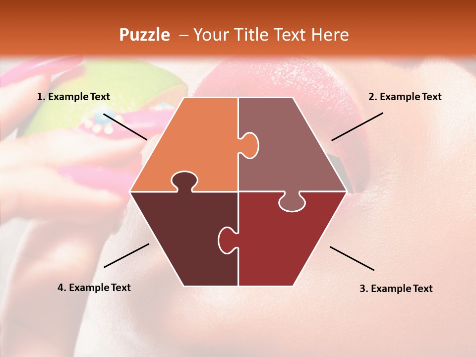 Makeup Beach Beautiful PowerPoint Template