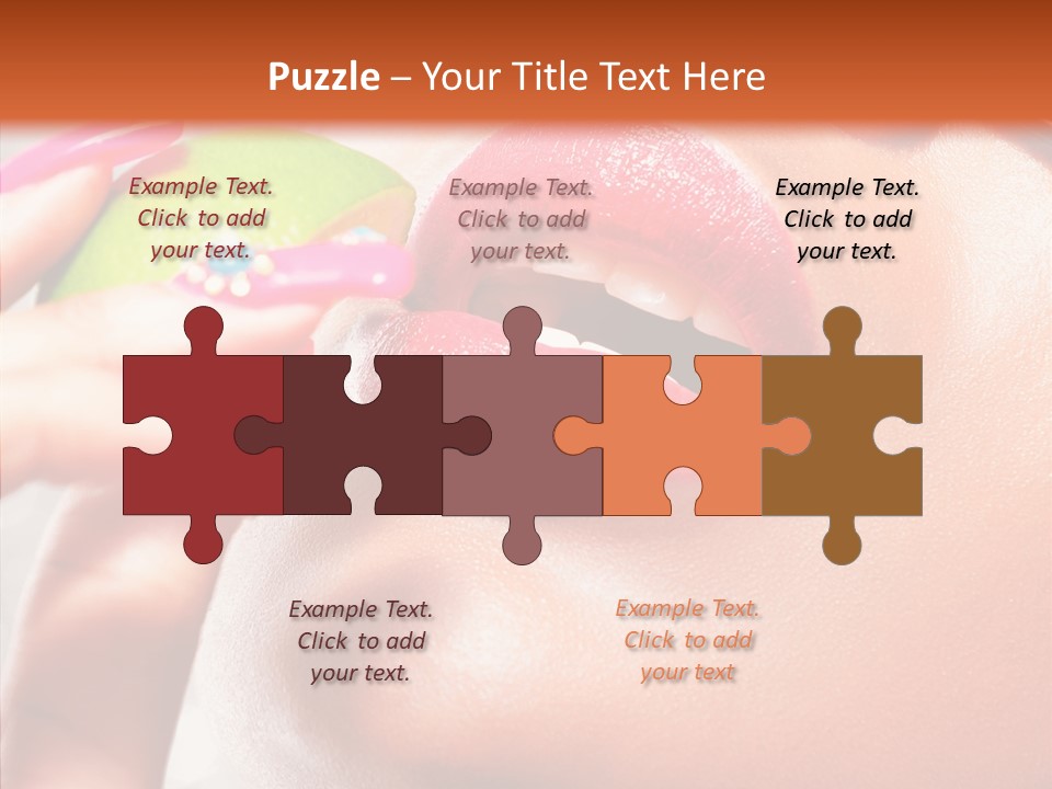 Makeup Beach Beautiful PowerPoint Template