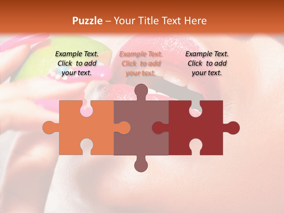 Makeup Beach Beautiful PowerPoint Template