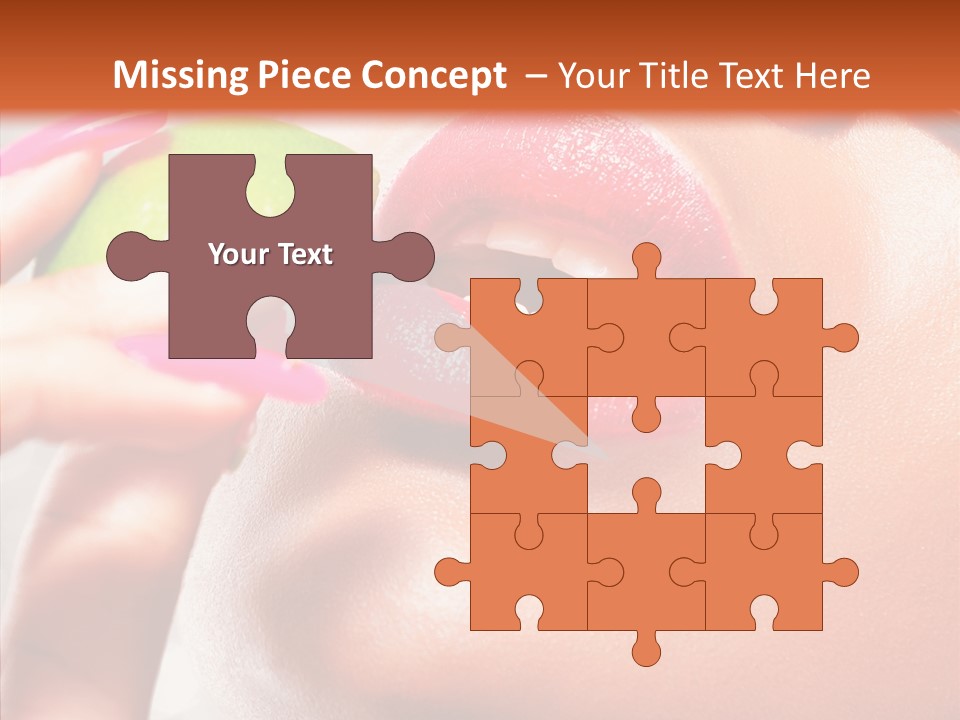 Makeup Beach Beautiful PowerPoint Template