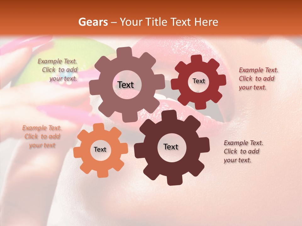 Makeup Beach Beautiful PowerPoint Template