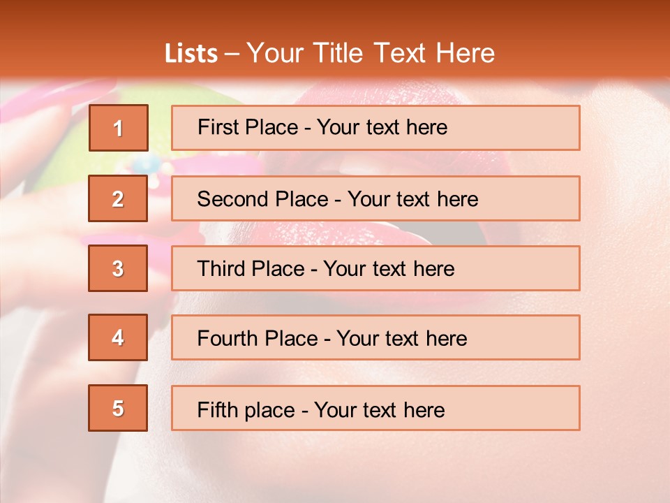 Makeup Beach Beautiful PowerPoint Template