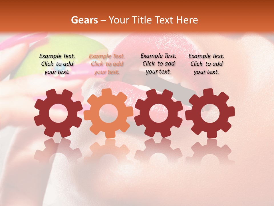 Makeup Beach Beautiful PowerPoint Template