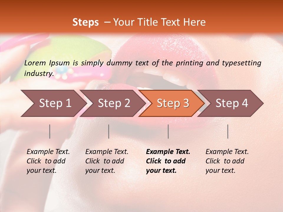 Makeup Beach Beautiful PowerPoint Template