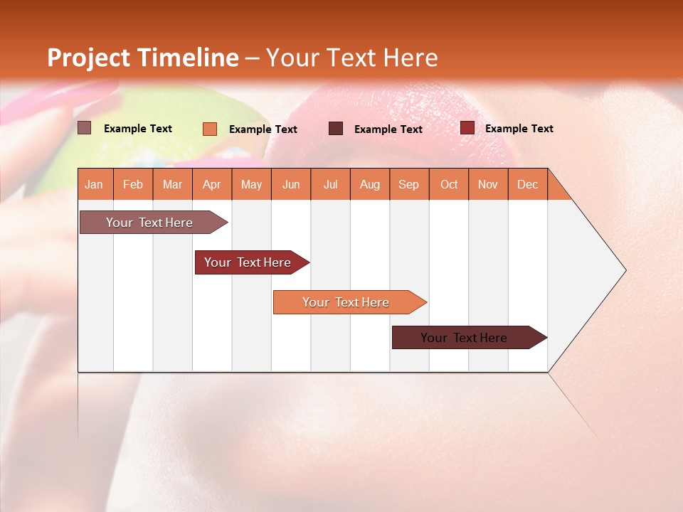 Makeup Beach Beautiful PowerPoint Template