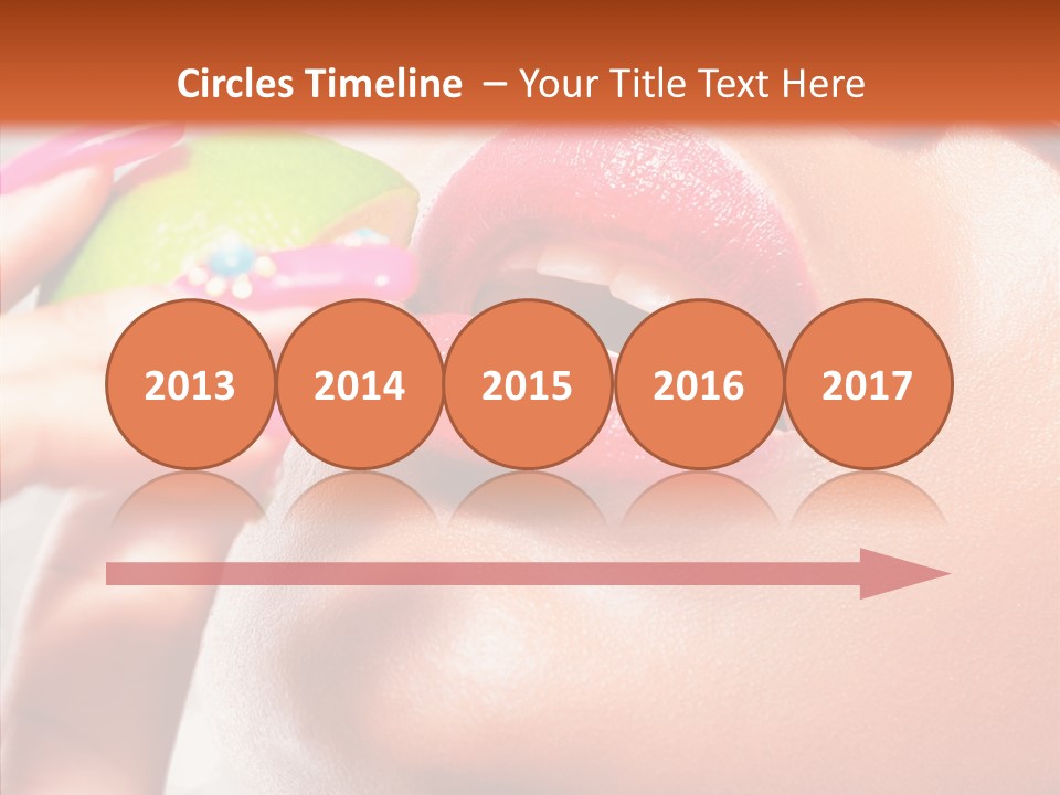 Makeup Beach Beautiful PowerPoint Template