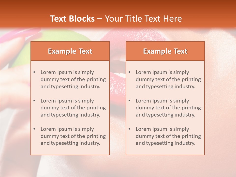 Makeup Beach Beautiful PowerPoint Template