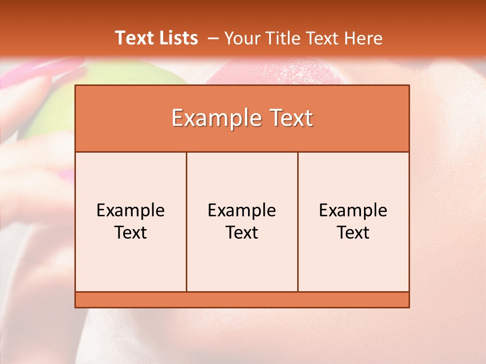 Makeup Beach Beautiful PowerPoint Template