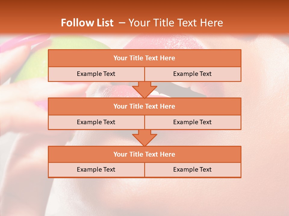 Makeup Beach Beautiful PowerPoint Template