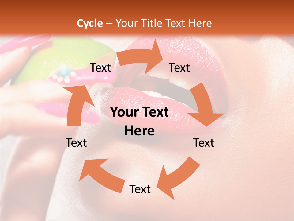 Makeup Beach Beautiful PowerPoint Template