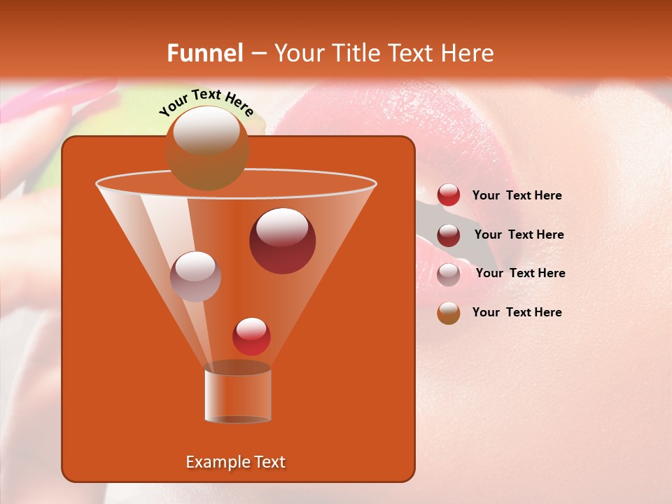 Makeup Beach Beautiful PowerPoint Template