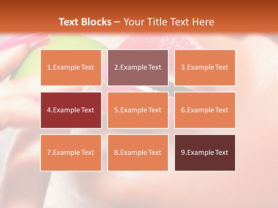 Makeup Beach Beautiful PowerPoint Template