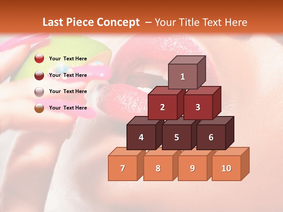 Makeup Beach Beautiful PowerPoint Template