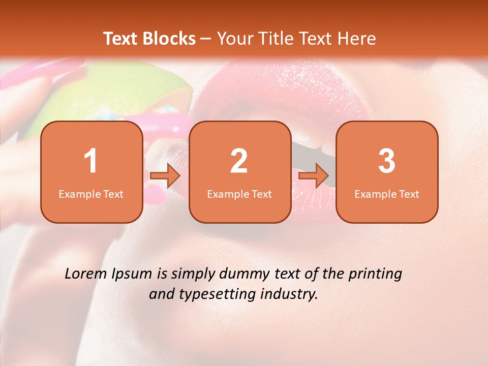 Makeup Beach Beautiful PowerPoint Template