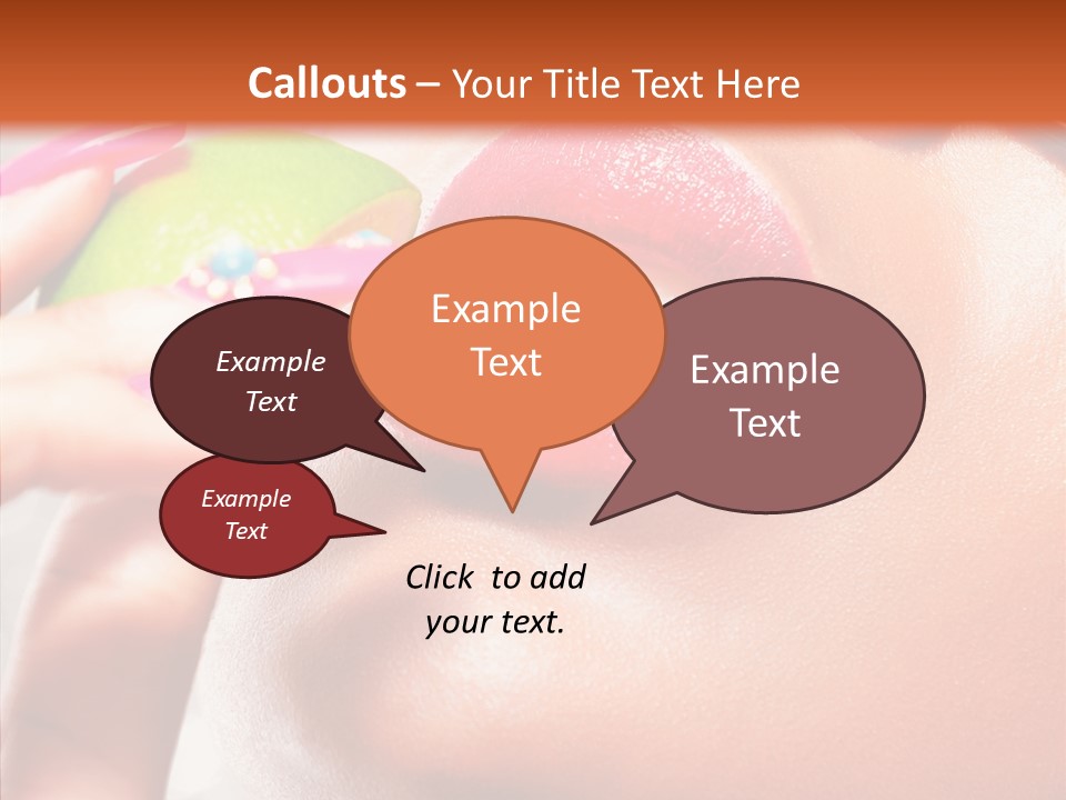 Makeup Beach Beautiful PowerPoint Template