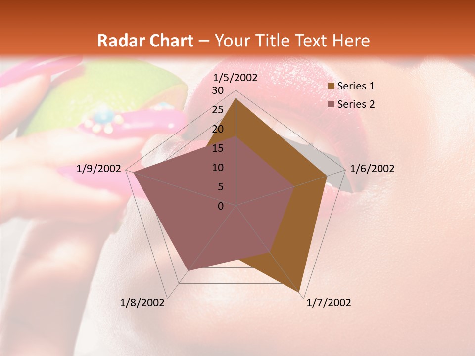 Makeup Beach Beautiful PowerPoint Template