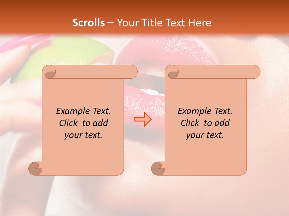 Makeup Beach Beautiful PowerPoint Template