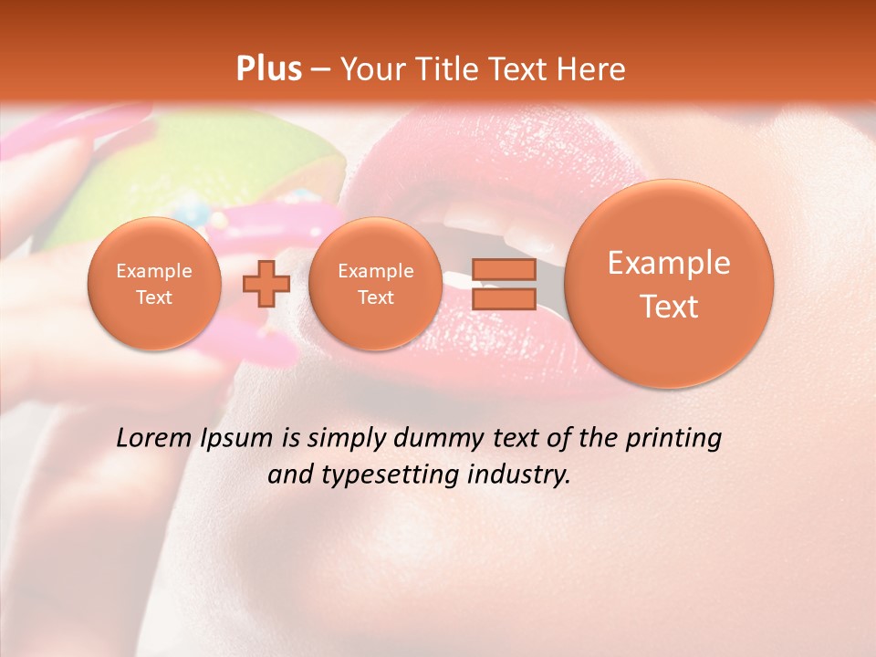 Makeup Beach Beautiful PowerPoint Template