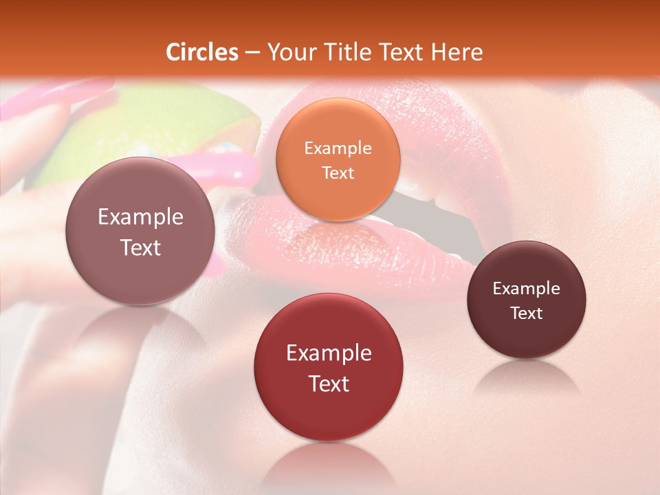 Makeup Beach Beautiful PowerPoint Template