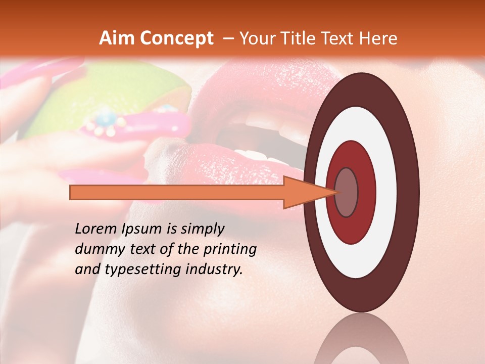 Makeup Beach Beautiful PowerPoint Template