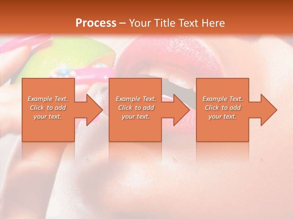 Makeup Beach Beautiful PowerPoint Template