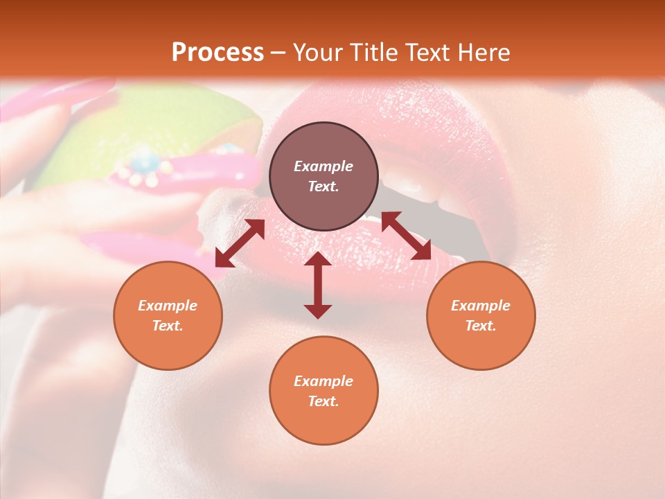 Makeup Beach Beautiful PowerPoint Template