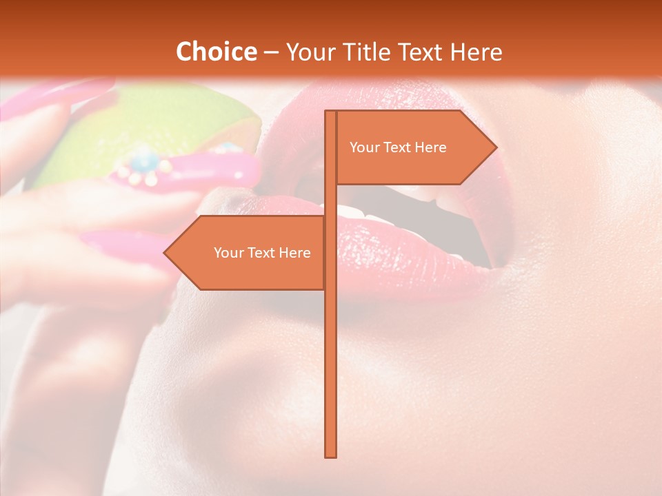 Makeup Beach Beautiful PowerPoint Template