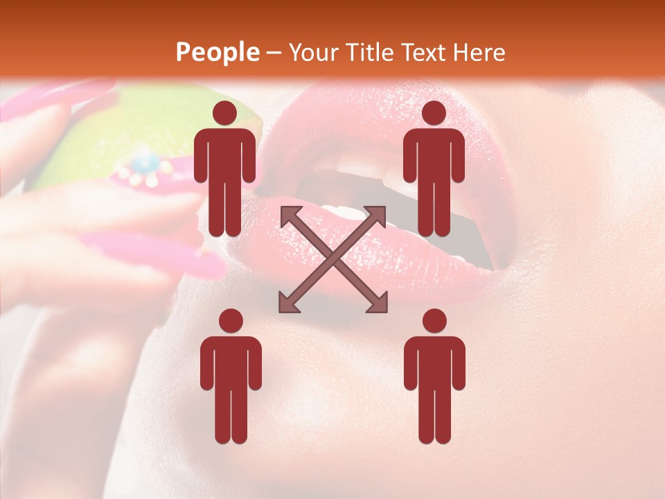 Makeup Beach Beautiful PowerPoint Template