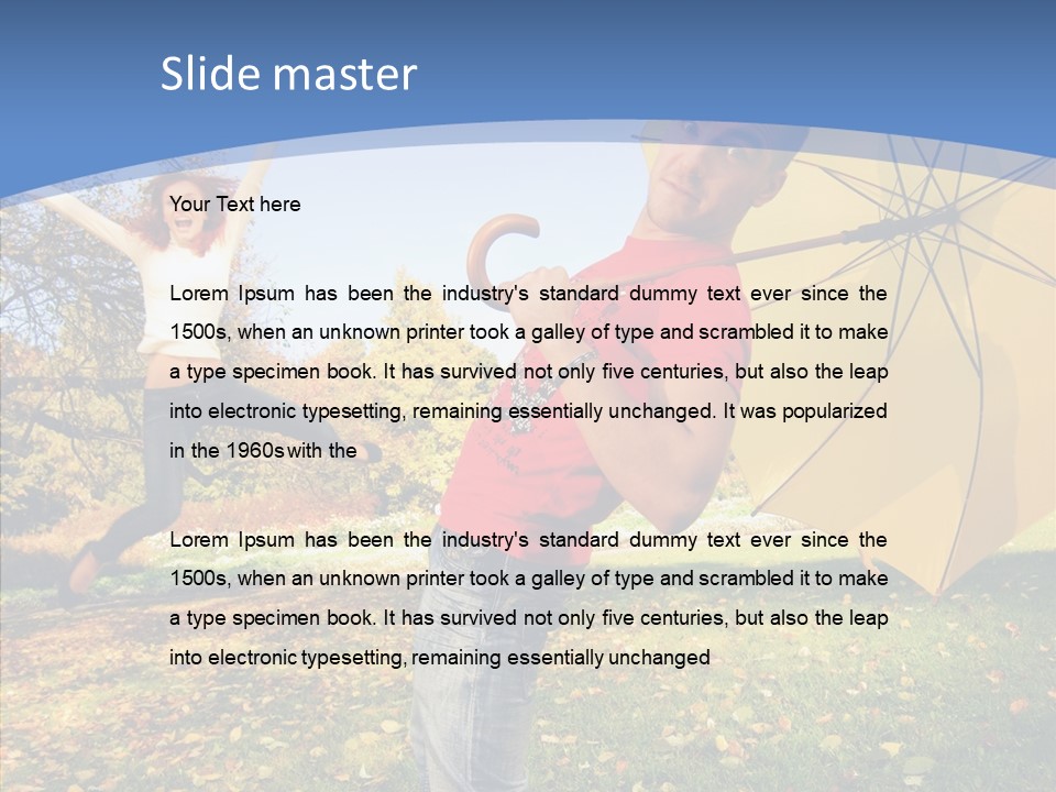 Movement Hands Man PowerPoint Template