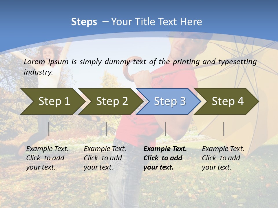 Movement Hands Man PowerPoint Template