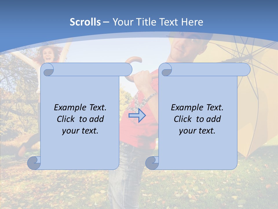 Movement Hands Man PowerPoint Template