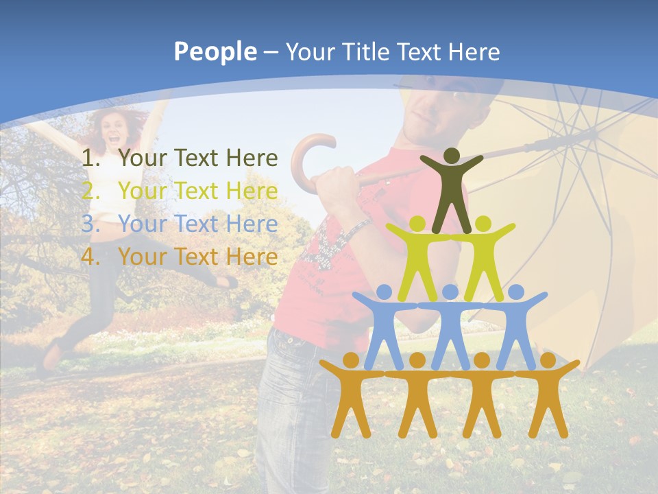 Movement Hands Man PowerPoint Template