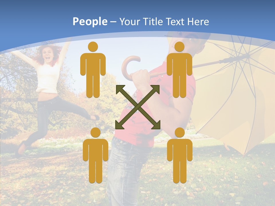 Movement Hands Man PowerPoint Template