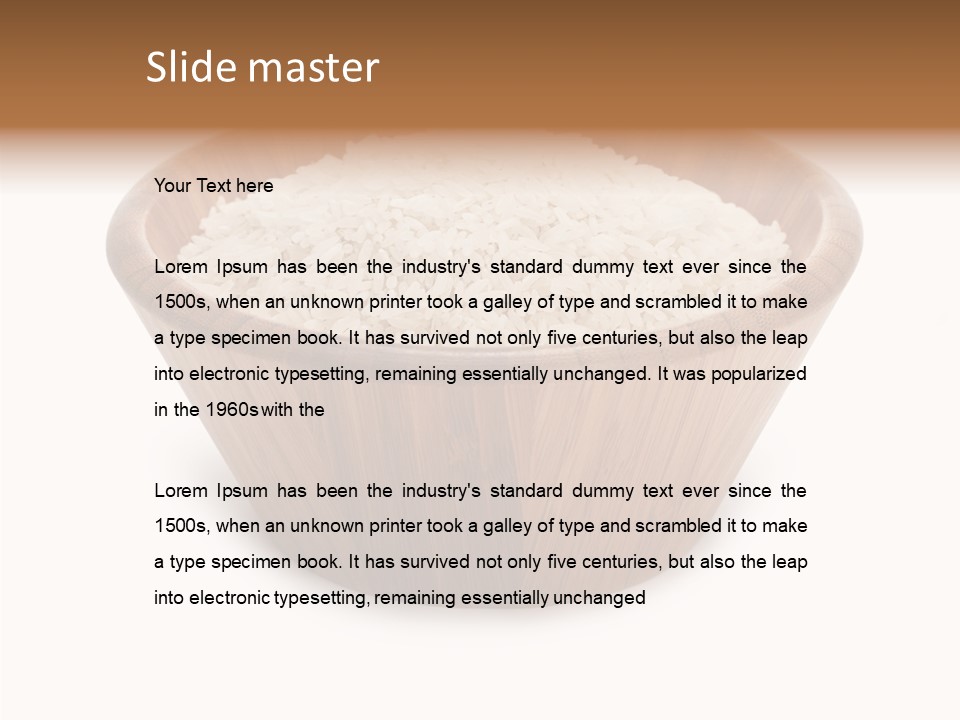 Nature Long Basmati PowerPoint Template