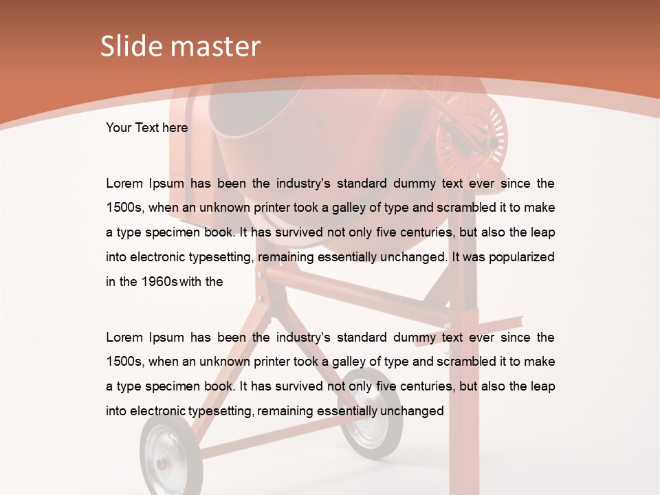Concrete Builder Industry PowerPoint Template