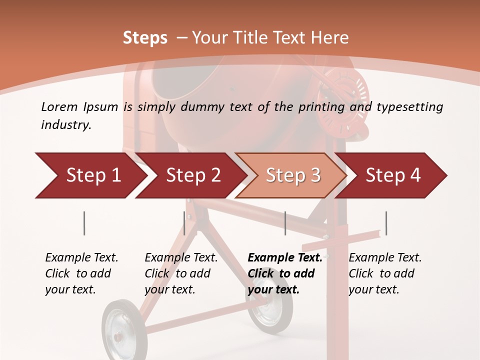 Concrete Builder Industry PowerPoint Template