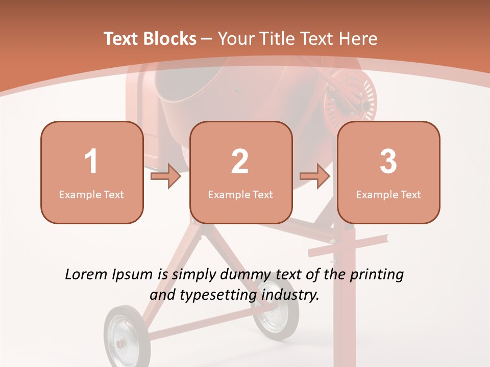 Concrete Builder Industry PowerPoint Template
