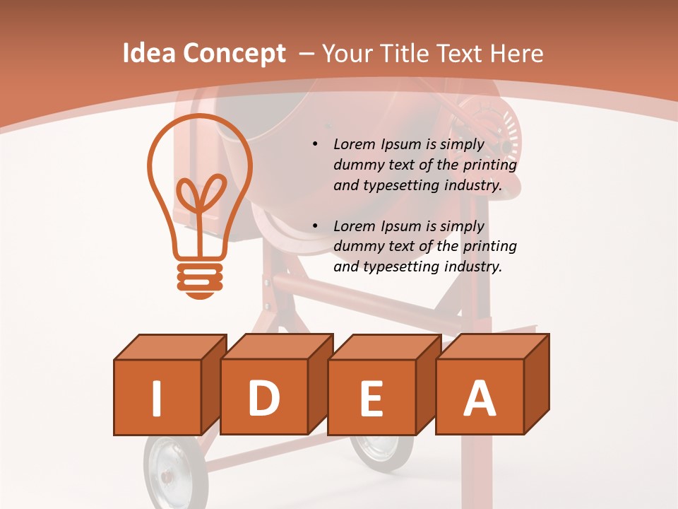 Concrete Builder Industry PowerPoint Template