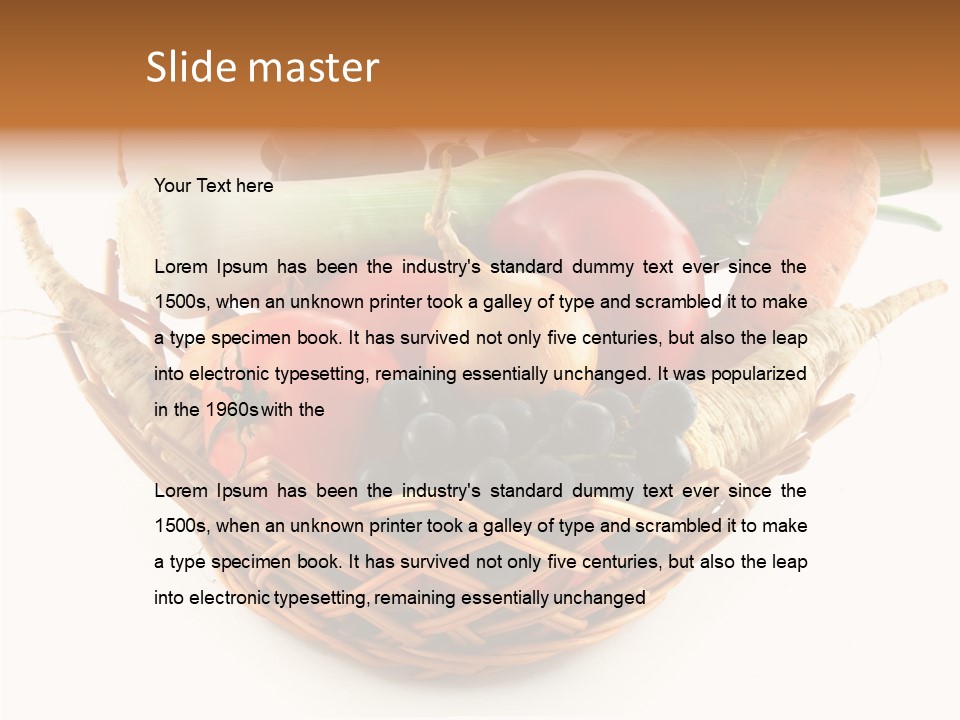 Carrot Vegetable Fresh PowerPoint Template