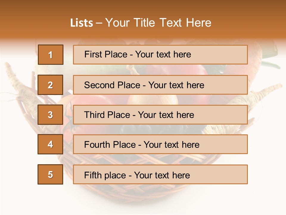 Carrot Vegetable Fresh PowerPoint Template