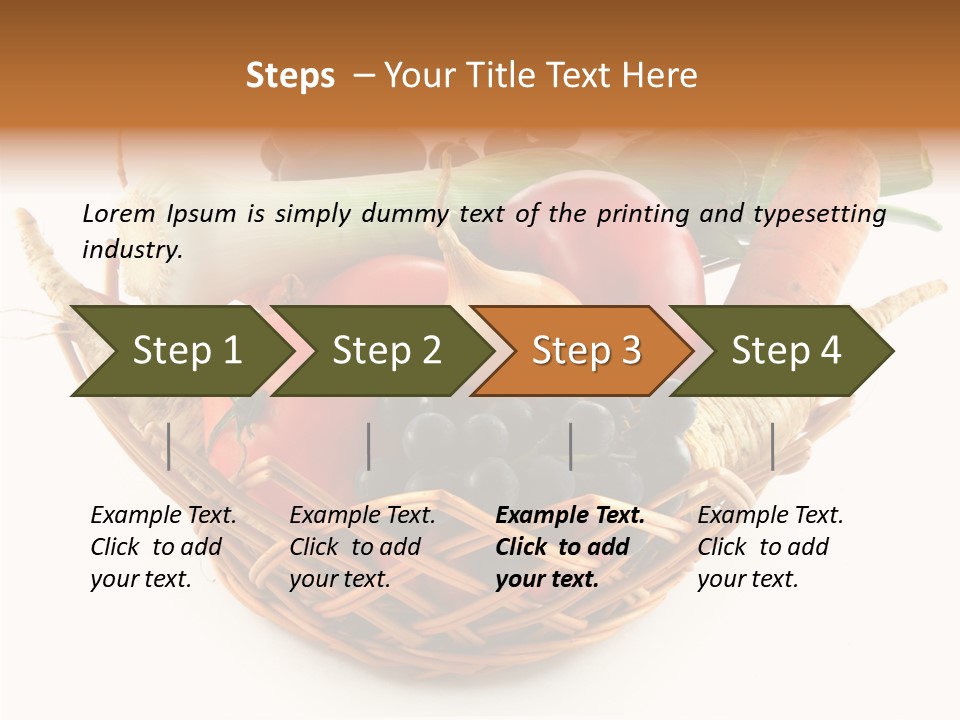 Carrot Vegetable Fresh PowerPoint Template