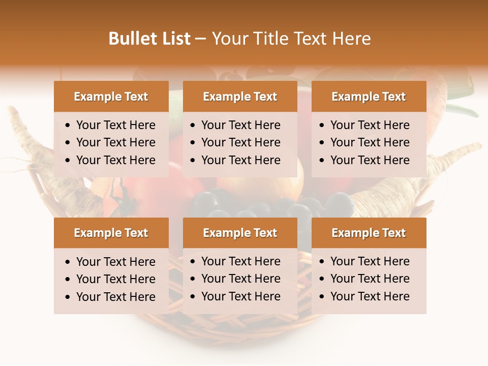 Carrot Vegetable Fresh PowerPoint Template