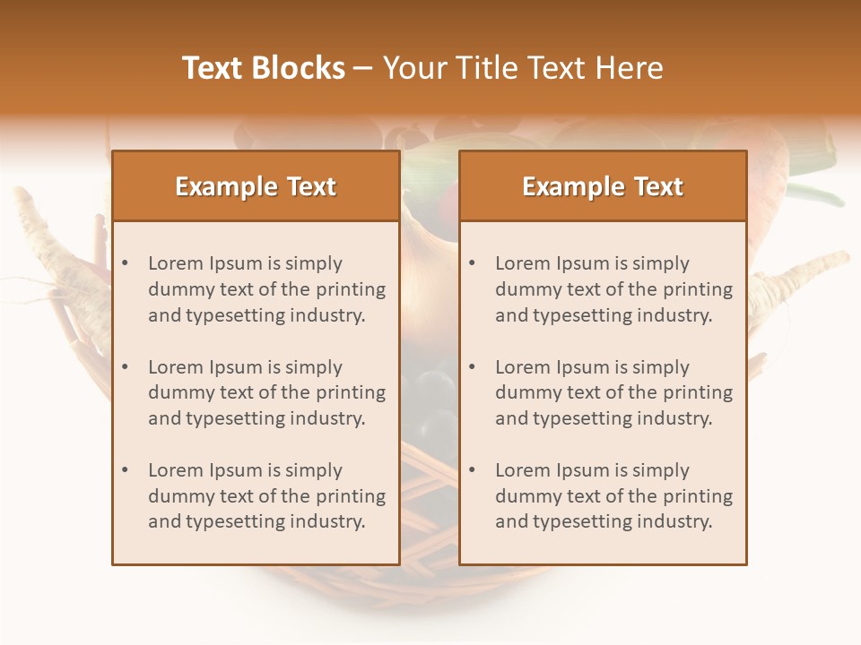 Carrot Vegetable Fresh PowerPoint Template