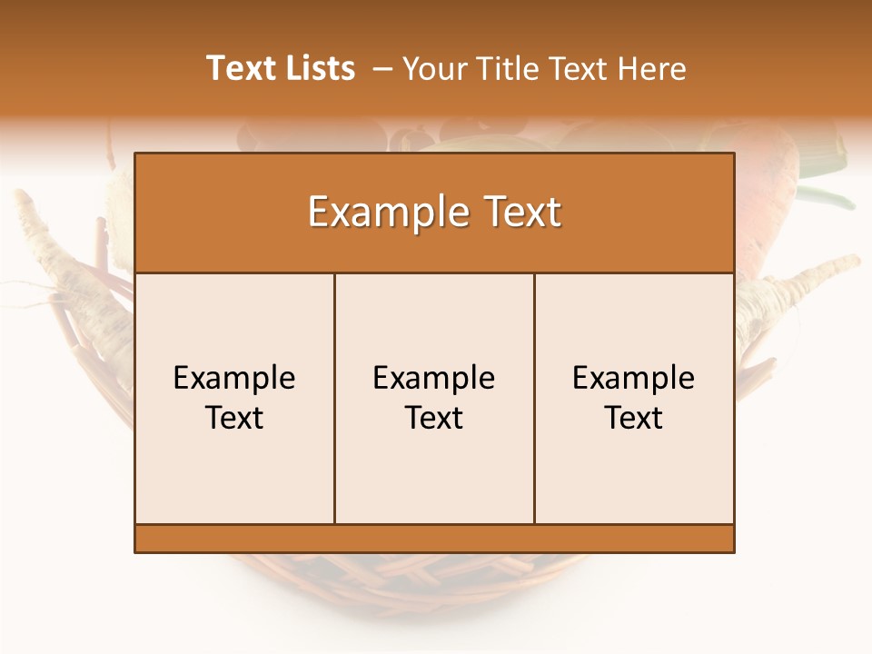 Carrot Vegetable Fresh PowerPoint Template
